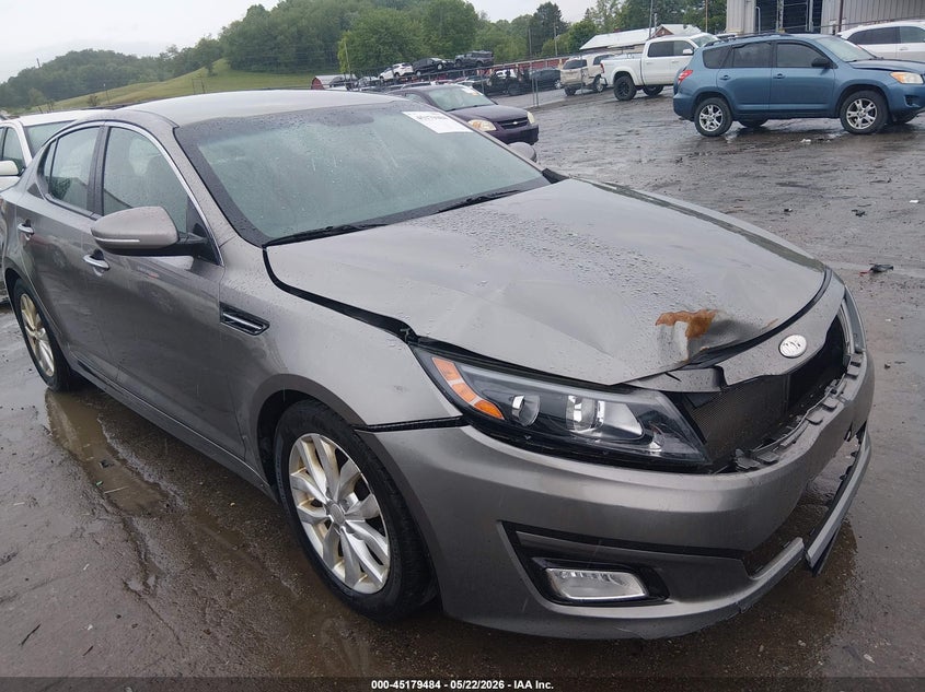 2014 Kia Optima VIN 5XXGN4A72EG344194 IAAI salvage auction — FRONT END, Salvage (West Virginia), sold $700 on 2026-07-09 (photo 1)