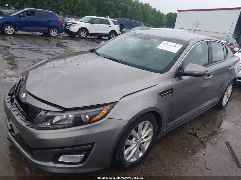 2014 Kia Optima VIN 5XXGN4A72EG344194 IAAI salvage auction — FRONT END, Salvage (West Virginia), sold $700 on 2026-07-09 (photo 2)
