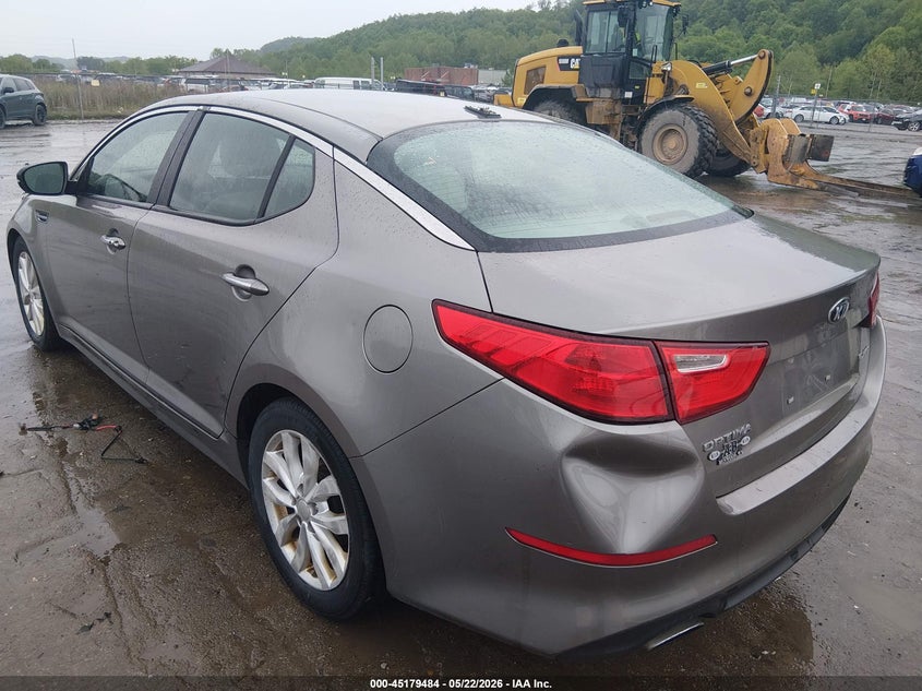 2014 Kia Optima VIN 5XXGN4A72EG344194 IAAI salvage auction — FRONT END, Salvage (West Virginia), sold $700 on 2026-07-09 (photo 3)