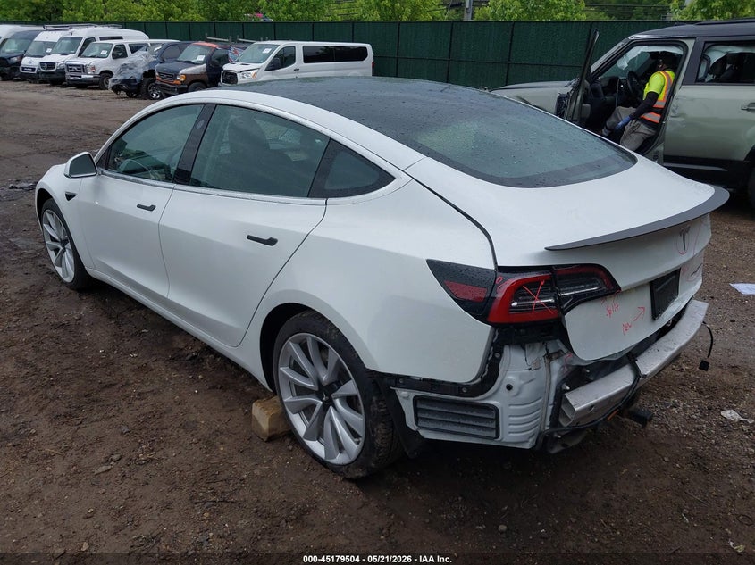 2020 Tesla Model 3 VIN 5YJ3E1EB8LF667550 IAAI salvage auction — REAR END, Mv-907A (New York), sold $7,200 on 2026-07-23 (photo 3)