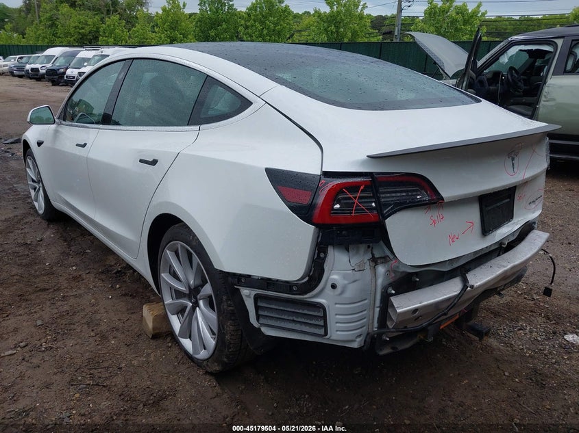 2020 Tesla Model 3 VIN 5YJ3E1EB8LF667550 IAAI salvage auction — REAR END, Mv-907A (New York), sold $7,200 on 2026-07-23 (photo 6)