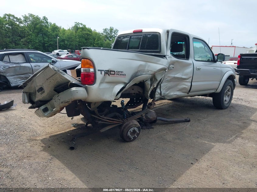 2002 Toyota Tacoma VIN 5TEGN92N22Z884961 IAAI salvage auction — REAR END, Salvage - Greater Than 75% (Maryland), sold $700 on 2026-07-15 (photo 4)