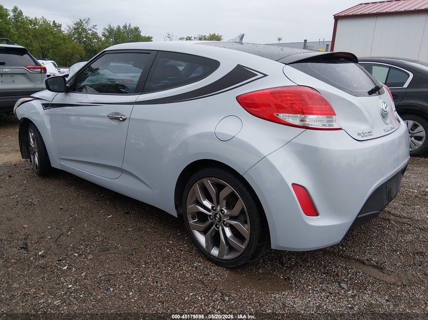 2015 Hyundai Veloster VIN KMHTC6AD8FU218290 IAAI salvage auction — FRONT END, Clear (Indiana), sold $1,550 on 2026-07-08 (photo 3)