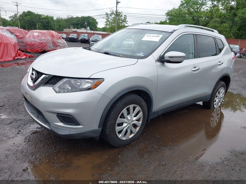 2016 Nissan Rogue VIN KNMAT2MV7GP714500 IAAI salvage auction — RIGHT SIDE, Salvage (Idaho), sold $225 on 2026-07-15 (photo 2)