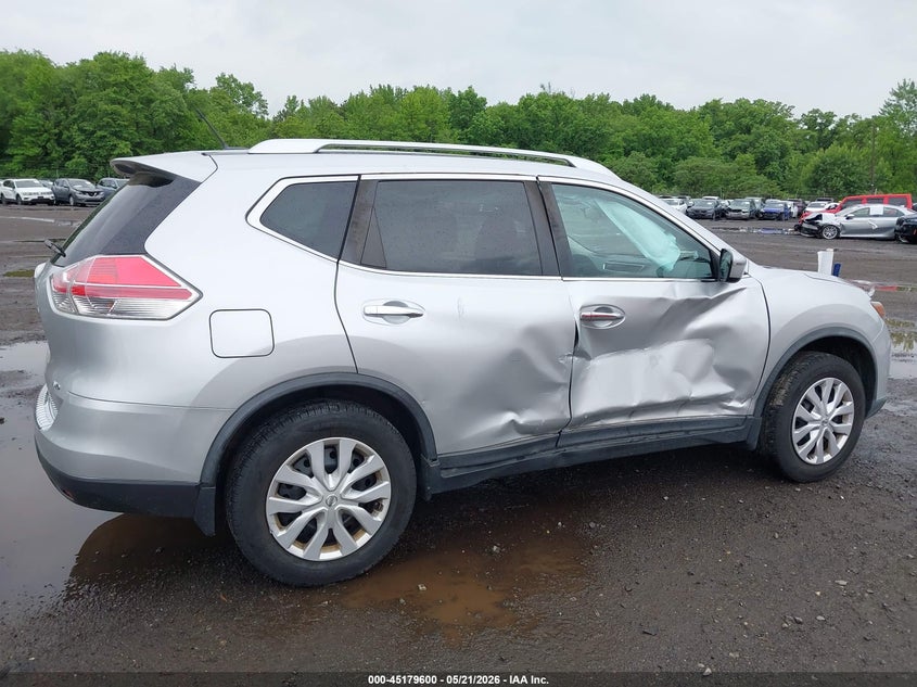 2016 Nissan Rogue VIN KNMAT2MV7GP714500 IAAI salvage auction — RIGHT SIDE, Salvage (Idaho), sold $225 on 2026-07-15 (photo 6)