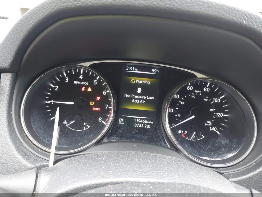 2016 Nissan Rogue VIN KNMAT2MV7GP714500 IAAI salvage auction — RIGHT SIDE, Salvage (Idaho), sold $225 on 2026-07-15 (photo 7)