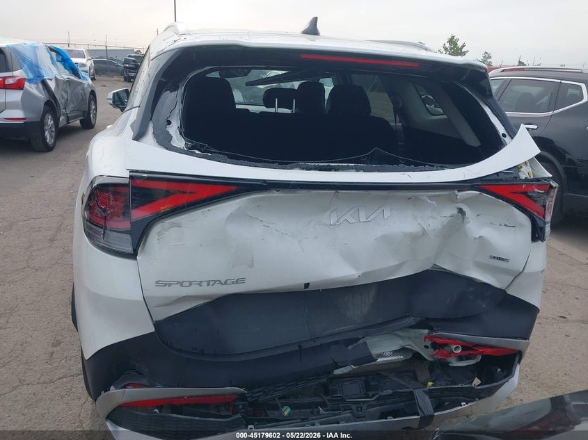 2023 Kia Sportage VIN KNDPVCAG6P7067202 IAAI salvage auction — REAR END, Clear (Michigan), sold $7,000 on 2026-07-30 (photo 6)