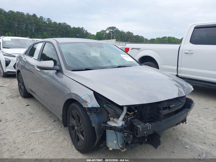 2022 Hyundai Elantra VIN KMHLM4AG9NU239224 IAAI salvage auction — FRONT END, Salvage (Georgia), sold $3,150 on 2026-07-14 (photo 1)