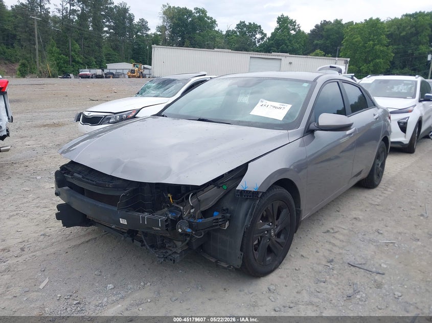 2022 Hyundai Elantra VIN KMHLM4AG9NU239224 IAAI salvage auction — FRONT END, Salvage (Georgia), sold $3,150 on 2026-07-14 (photo 2)