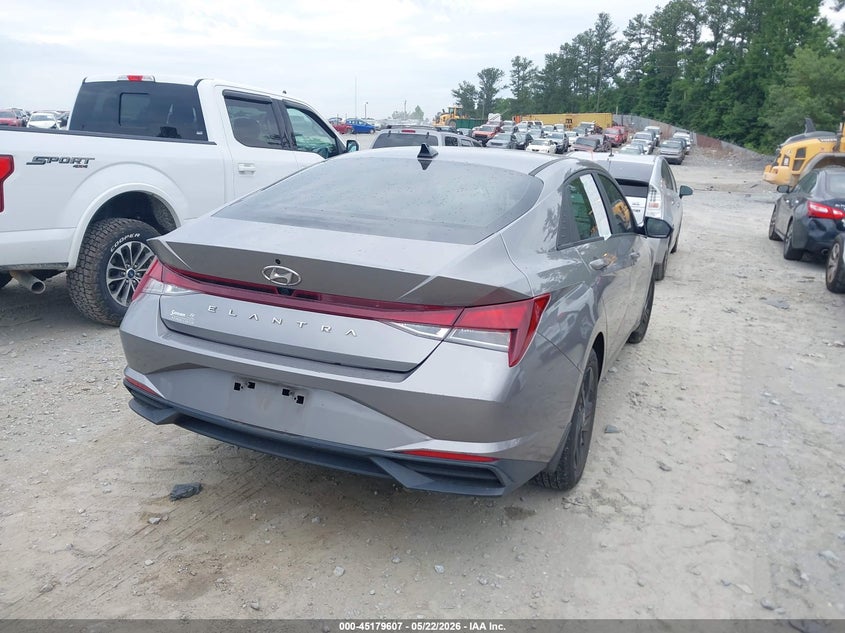 2022 Hyundai Elantra VIN KMHLM4AG9NU239224 IAAI salvage auction — FRONT END, Salvage (Georgia), sold $3,150 on 2026-07-14 (photo 4)