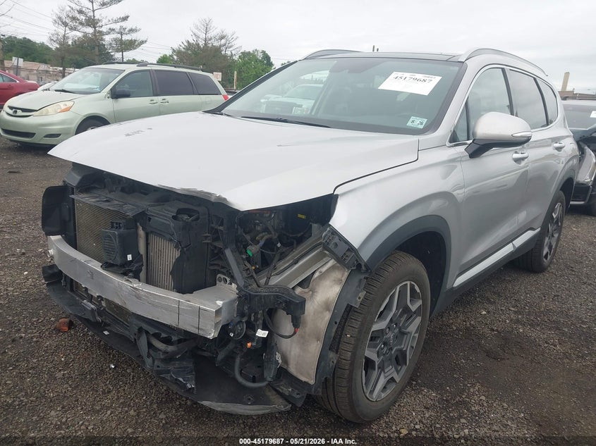 2021 Hyundai Santa fe VIN KM8S3DA1XMU010883 IAAI salvage auction — FRONT END, Salvage (New Jersey), sold $7,400 on 2026-07-29 (photo 6)