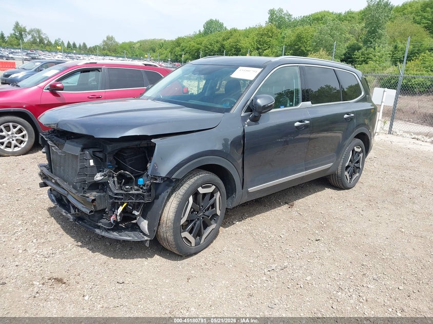 2024 Kia Telluride VIN 5XYP6DGC1RG446086 IAAI salvage auction — FRONT END, Salvage (Illinois), sold $6,550 on 2026-07-22 (photo 2)