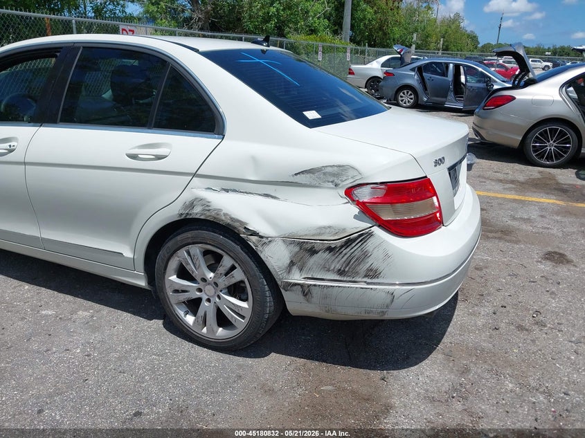2011 Mercedes-benz C class VIN WDDGF5EB7BA473577 IAAI salvage auction — LEFT REAR, Rebuildable (Florida), sold $325 on 2026-07-20 (photo 6)