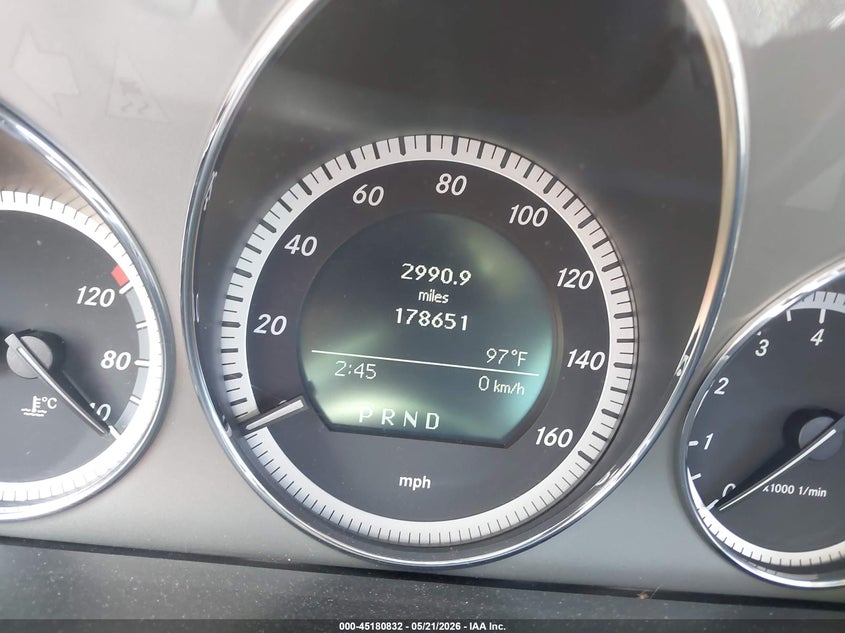 2011 Mercedes-benz C class VIN WDDGF5EB7BA473577 IAAI salvage auction — LEFT REAR, Rebuildable (Florida), sold $325 on 2026-07-20 (photo 7)