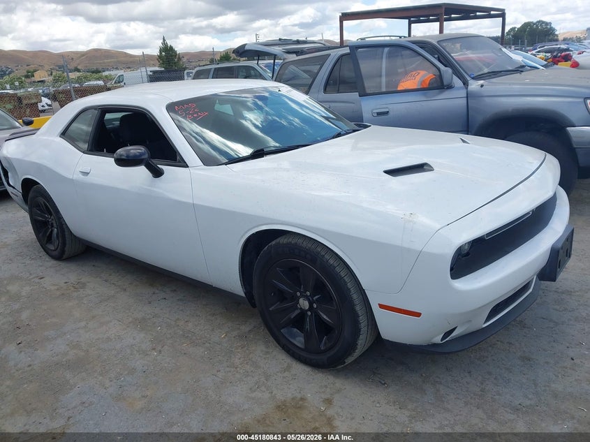 2016 Dodge Challenger VIN 2C3CDZAG0GH326246 IAAI salvage auction — REAR END, Salvage Title, sold $2,800 on 2026-07-09 (photo 1)