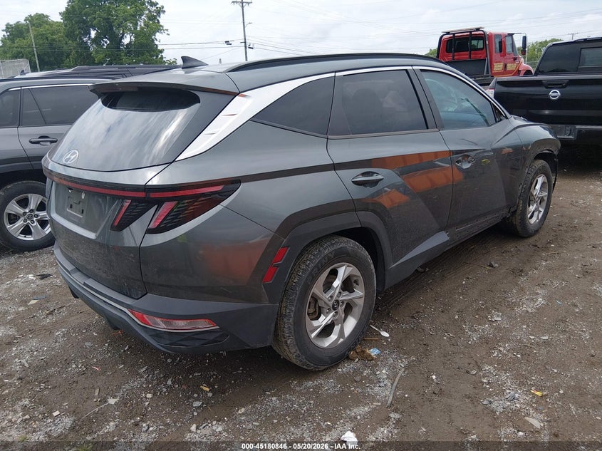 2022 Hyundai Tucson VIN KM8JB3AE0NU033103 IAAI salvage auction — FRONT END, Salvage (Tennessee), sold $6,050 on 2026-07-09 (photo 4)