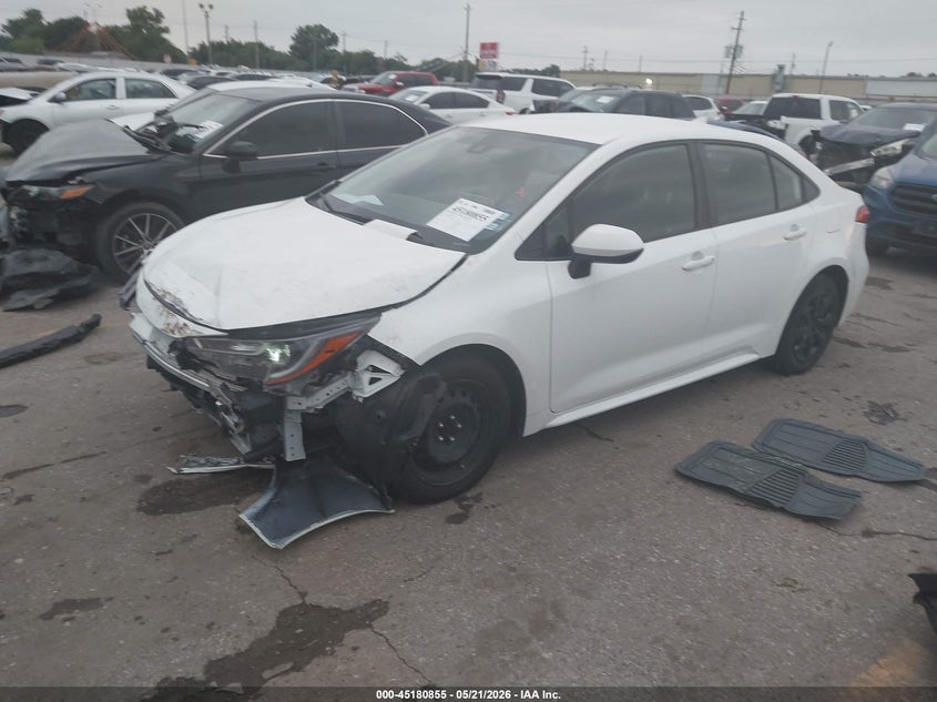 2021 Toyota Corolla VIN JTDEPMAE8MJ165474 IAAI salvage auction — FRONT END, Original (Texas), sold $5,300 on 2026-08-02 (photo 2)
