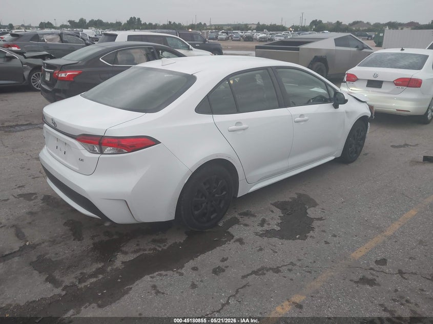 2021 Toyota Corolla VIN JTDEPMAE8MJ165474 IAAI salvage auction — FRONT END, Original (Texas), sold $5,300 on 2026-08-02 (photo 4)