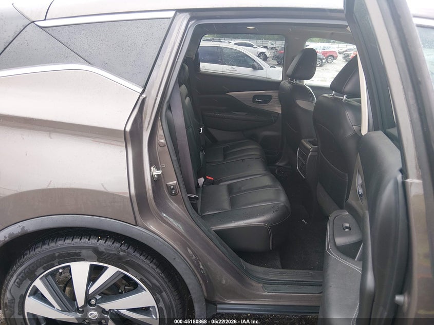 2017 Nissan Murano VIN 5N1AZ2MG9HN197600 IAAI salvage auction — FRONT END, Salvage (Arkansas), sold $1,800 on 2026-07-18 (photo 8)