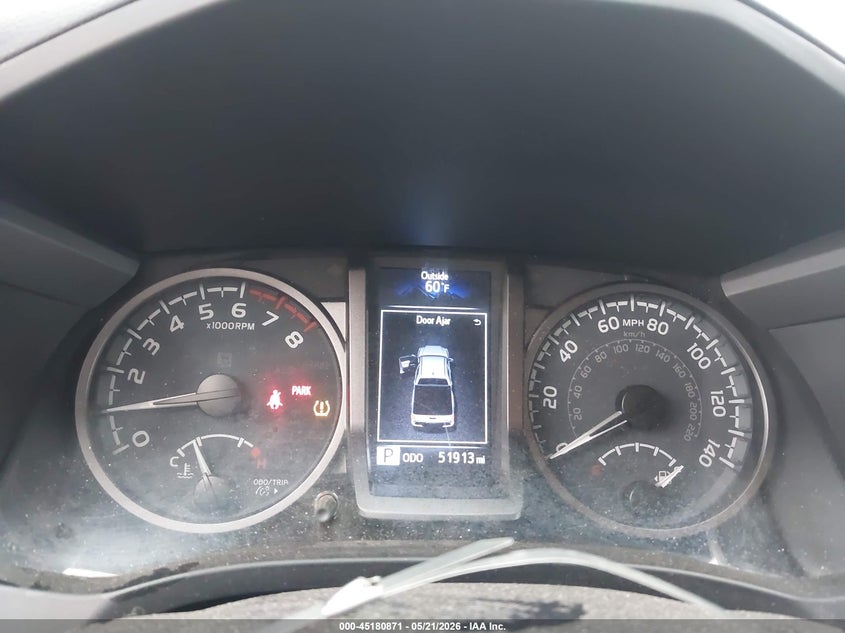 2021 Toyota Tacoma VIN 3TMCZ5ANXMM444337 IAAI salvage auction — SIDE, Salvage (Oklahoma), sold $17,000 on 2026-07-31 (photo 7)
