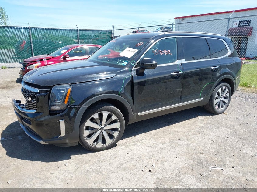2020 Kia Telluride VIN 5XYP6DHCXLG086015 IAAI salvage auction — FRONT END, Mv-907A (New York), sold $3,900 on 2026-07-28 (photo 2)