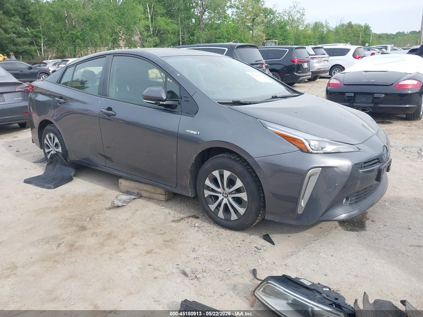 2019 Toyota Prius VIN JTDL9RFU9K3009346 IAAI salvage auction — RIGHT SIDE, Salvage (New Hampshire), sold $4,150 on 2026-07-12 (photo 1)