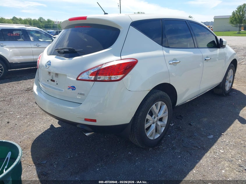 2012 Nissan Murano VIN JN8AZ1MW3CW233732 IAAI salvage auction — LEFT FRONT, Mv-907A (New York), sold $425 on 2026-07-28 (photo 4)