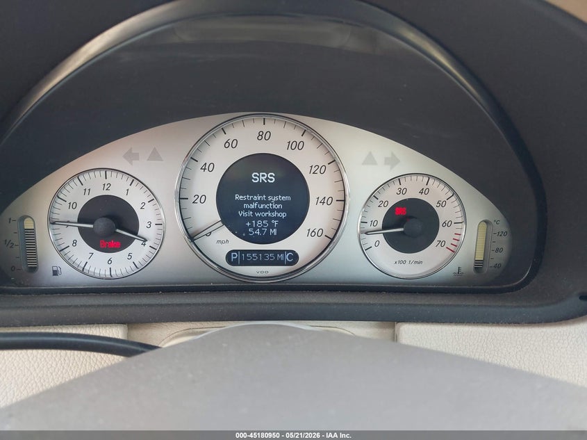 2006 Mercedes-benz Clk-klasse VIN WDBTK75J26F175355 IAAI salvage auction — FRONT END, Salvage (California), sold $1,400 on 2026-08-11 (photo 7)