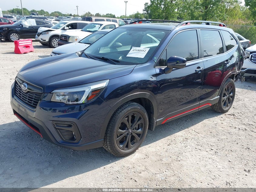 2021 Subaru Forester VIN JF2SKARC2MH550265 IAAI salvage auction — REAR END, Salvage (Illinois), sold $6,500 on 2026-07-09 (photo 2)
