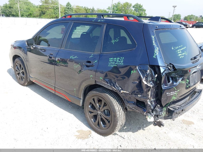 2021 Subaru Forester VIN JF2SKARC2MH550265 IAAI salvage auction — REAR END, Salvage (Illinois), sold $6,500 on 2026-07-09 (photo 3)