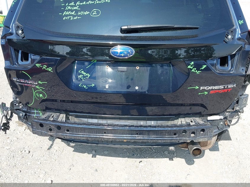 2021 Subaru Forester VIN JF2SKARC2MH550265 IAAI salvage auction — REAR END, Salvage (Illinois), sold $6,500 on 2026-07-09 (photo 6)