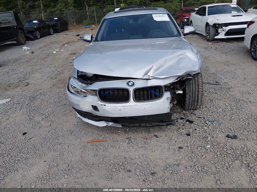 2018 BMW 3er VIN WBA8E5G54JNU47502 IAAI salvage auction — FRONT END, Salvage (South Carolina), sold $2,500 on 2026-07-14 (photo 6)
