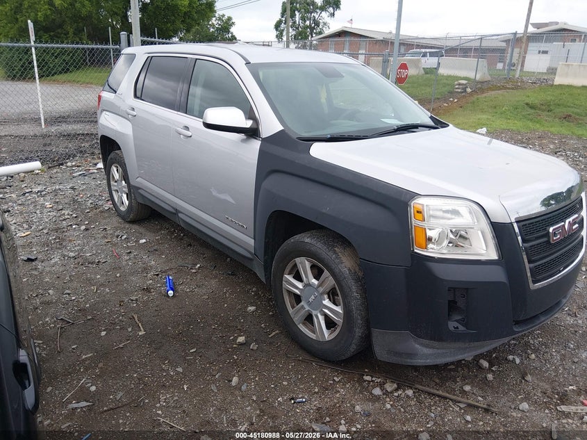 2014 Gmc Terrain VIN 2GKALMEK8E6368118 IAAI salvage auction — LEFT SIDE, Salvage Title, sold $25 on 2026-07-23 (photo 1)