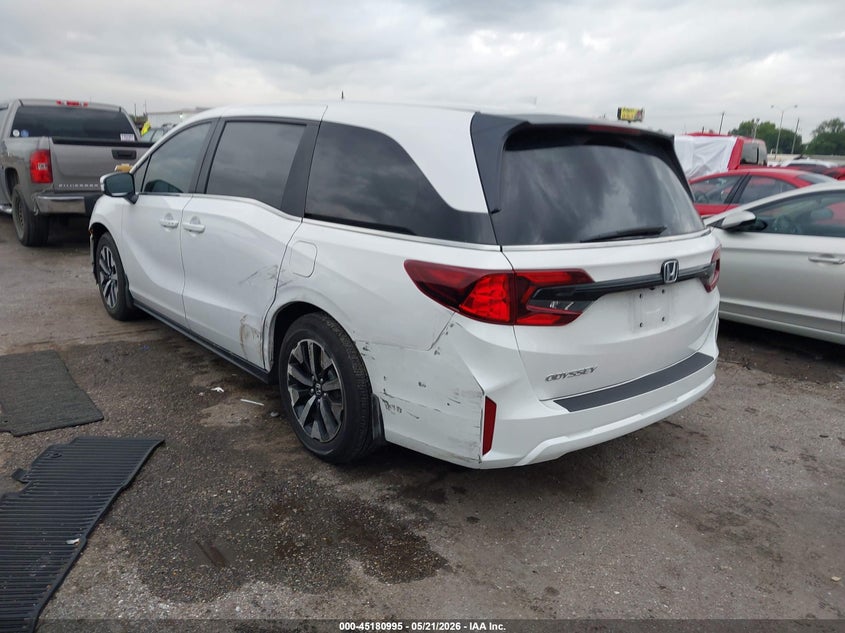 2026 Honda Odyssey VIN 5FNRL6H60TB005666 IAAI salvage auction — LEFT SIDE, Original (Texas), sold $17,750 on 2026-07-29 (photo 3)