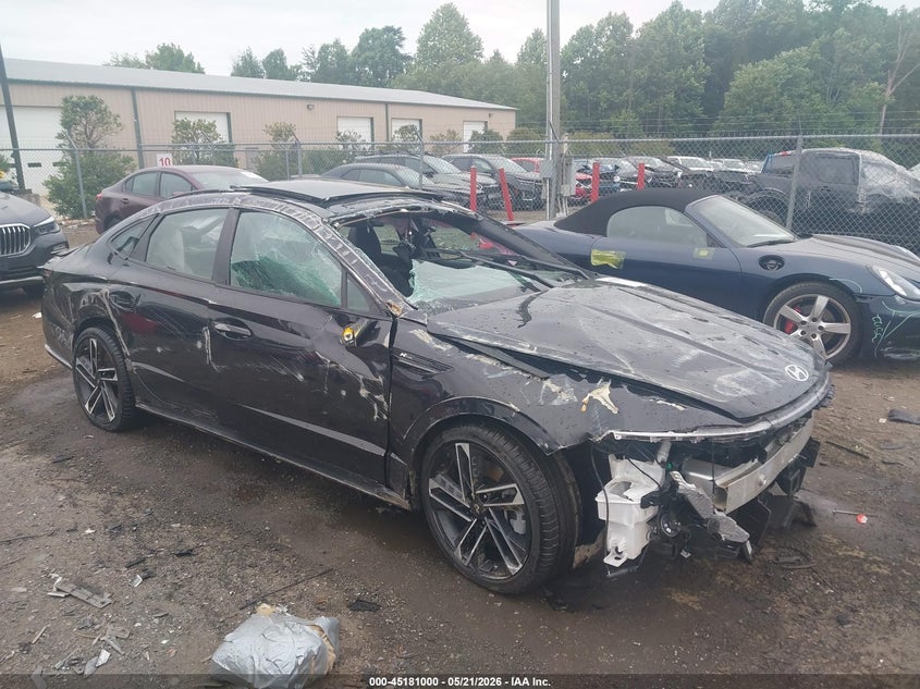 2026 Hyundai Sonata VIN KMHL54JC2TA536117 IAAI salvage auction — ROLLOVER, Salvage (Virginia), sold $3,500 on 2026-07-20 (photo 1)
