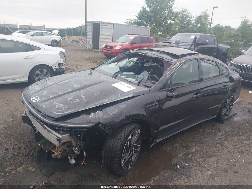 2026 Hyundai Sonata VIN KMHL54JC2TA536117 IAAI salvage auction — ROLLOVER, Salvage (Virginia), sold $3,500 on 2026-07-20 (photo 2)