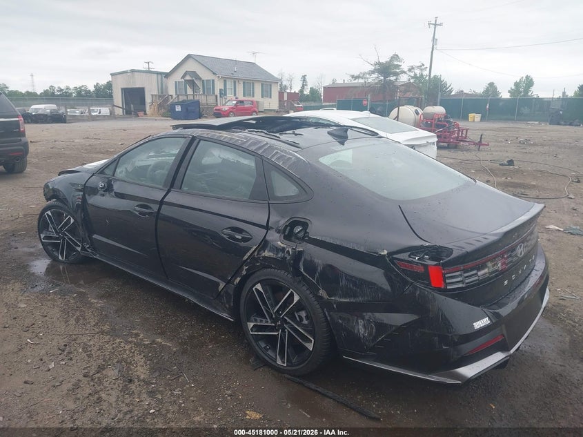 2026 Hyundai Sonata VIN KMHL54JC2TA536117 IAAI salvage auction — ROLLOVER, Salvage (Virginia), sold $3,500 on 2026-07-20 (photo 3)