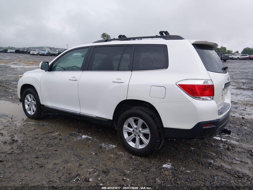 2012 Toyota Highlander VIN 5TDBK3EH0CS095275 IAAI salvage auction — RIGHT FRONT, Salvage (West Virginia), sold $2,250 on 2026-07-08 (photo 3)
