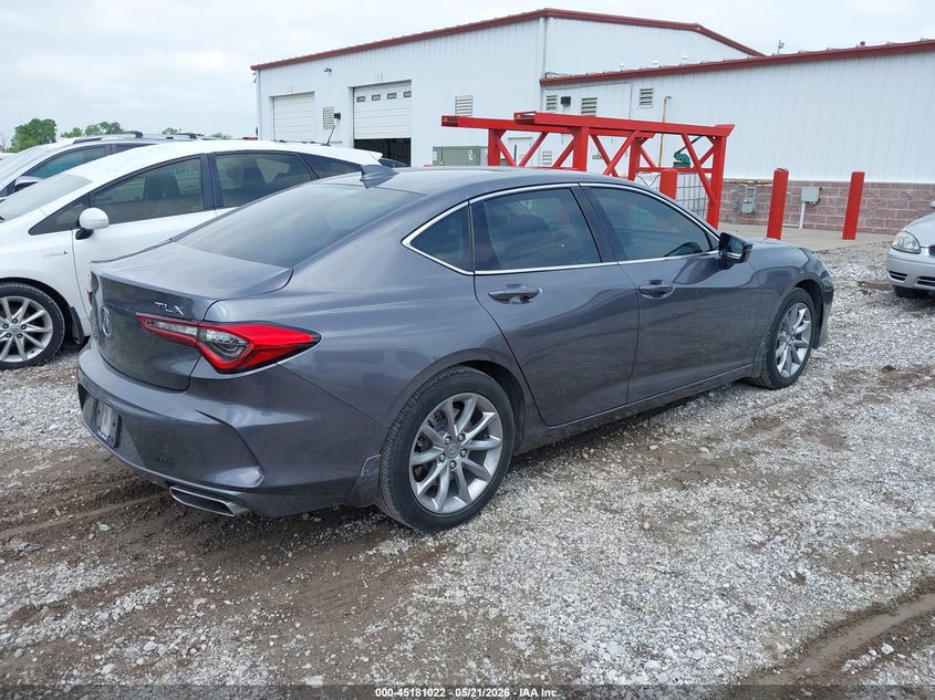 2023 Acura Tlx VIN 19UUB5F31PA007149 IAAI salvage auction — HAIL, Clear (Missouri), sold $8,900 on 2026-07-27 (photo 4)