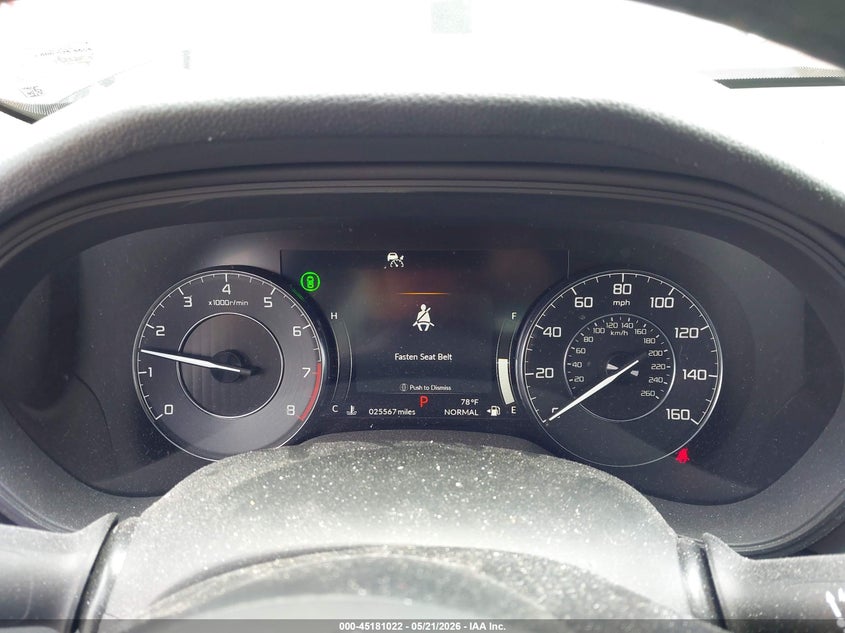2023 Acura Tlx VIN 19UUB5F31PA007149 IAAI salvage auction — HAIL, Clear (Missouri), sold $8,900 on 2026-07-27 (photo 7)