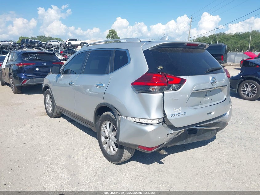 2017 Nissan Rogue VIN KNMAT2MT6HP538460 IAAI salvage auction — REAR END, Rebuildable (Florida), sold $1,800 on 2026-07-21 (photo 3)