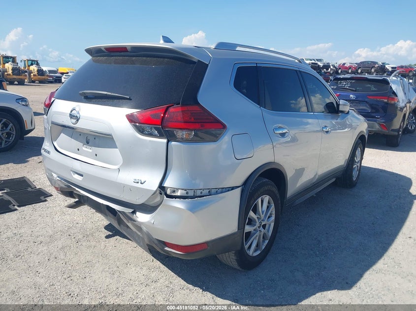 2017 Nissan Rogue VIN KNMAT2MT6HP538460 IAAI salvage auction — REAR END, Rebuildable (Florida), sold $1,800 on 2026-07-21 (photo 4)