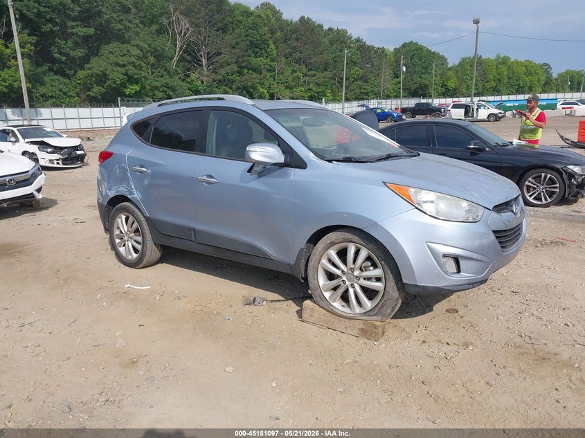 2013 Hyundai Tucson VIN KM8JU3AC9DU693860 IAAI salvage auction — SIDE, Salvage (Georgia), sold $1,400 on 2026-07-16 (photo 1)