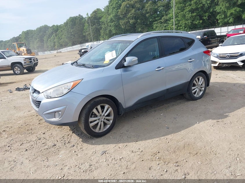2013 Hyundai Tucson VIN KM8JU3AC9DU693860 IAAI salvage auction — SIDE, Salvage (Georgia), sold $1,400 on 2026-07-16 (photo 2)