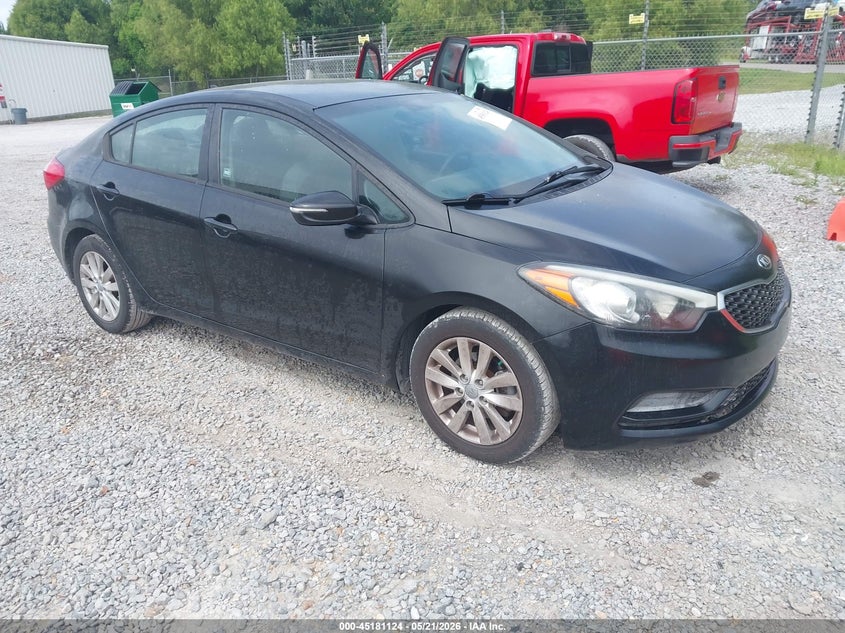 2015 Kia Forte VIN KNAFX4A66F5339273 IAAI salvage auction — LEFT FRONT, Salvage (Mississippi), sold $1,250 on 2026-07-31 (photo 1)