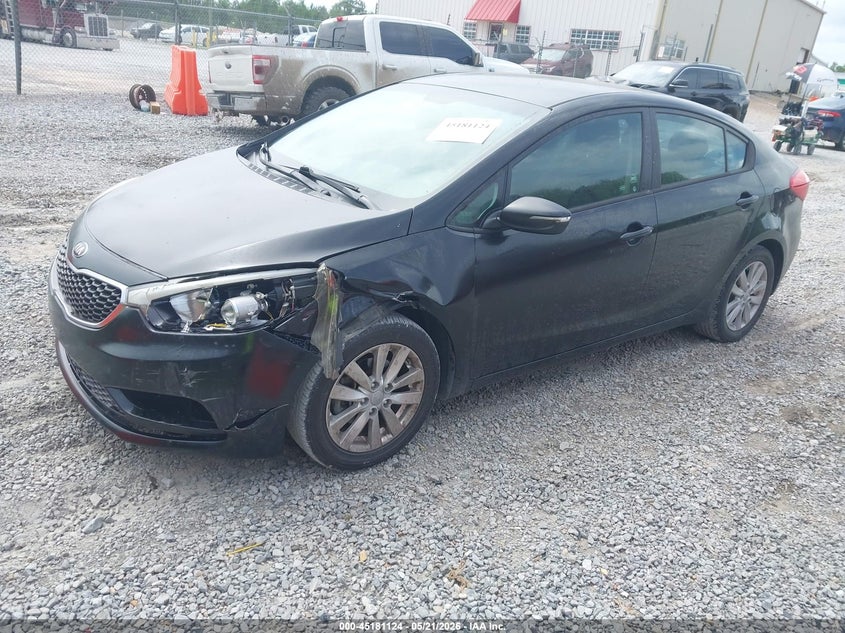 2015 Kia Forte VIN KNAFX4A66F5339273 IAAI salvage auction — LEFT FRONT, Salvage (Mississippi), sold $1,250 on 2026-07-31 (photo 2)