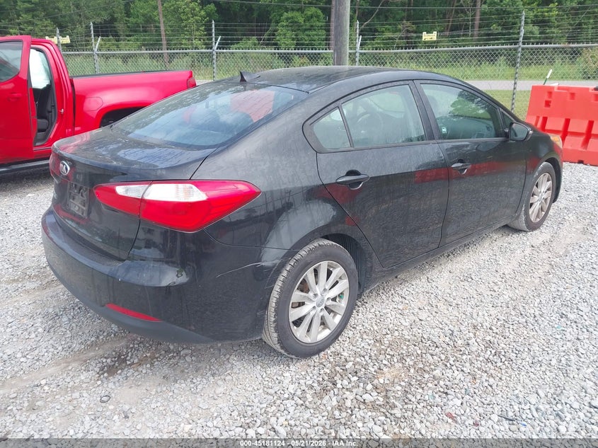 2015 Kia Forte VIN KNAFX4A66F5339273 IAAI salvage auction — LEFT FRONT, Salvage (Mississippi), sold $1,250 on 2026-07-31 (photo 4)