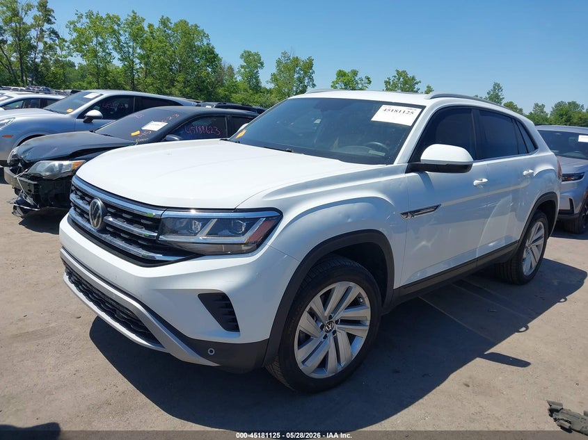 2021 Volkswagen Atlas cross sport VIN 1V2JC2CAXMC211950 IAAI salvage auction — HAIL, Salvage Title, sold $7,325 on 2026-07-21 (photo 2)