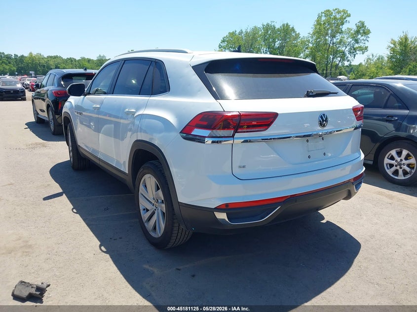 2021 Volkswagen Atlas cross sport VIN 1V2JC2CAXMC211950 IAAI salvage auction — HAIL, Salvage Title, sold $7,325 on 2026-07-21 (photo 3)