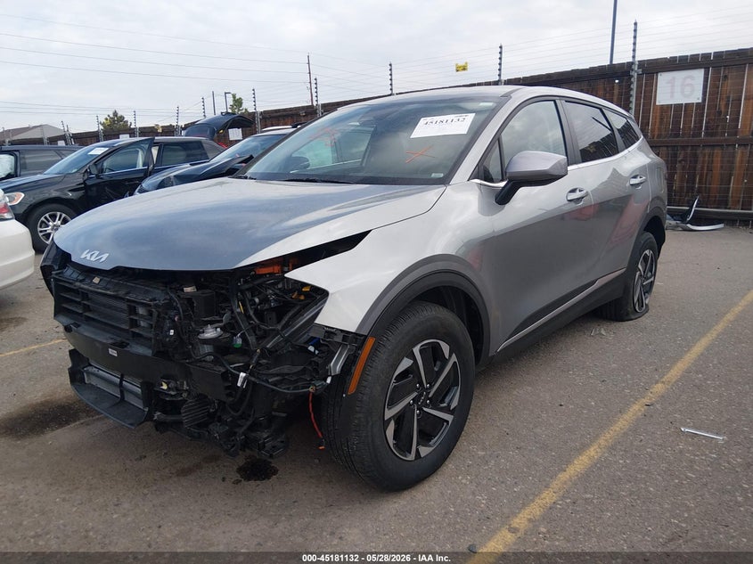 2025 Kia Sportage VIN KNDPUCDGXS7217030 IAAI salvage auction — FRONT END, Salvage (Colorado), sold $8,500 on 2026-07-28 (photo 2)